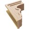 Ekena Millwork 9"W x 18"D x 27"H Classic Highland Rough Cedar Woodgrain TimberThane Corbel, Primed Tan CORUR09X18X27HLDRCPR - alternate 4